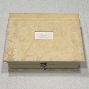 Elegant Floral Keepsake & Card Box